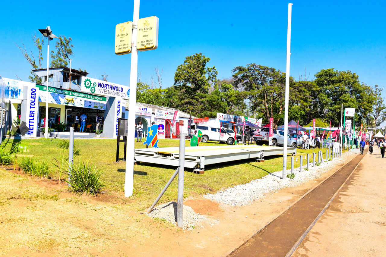 Outdoor expo area